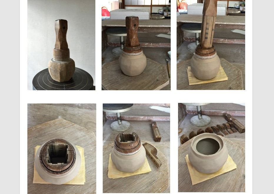 blue-glazed Kyusu -Teapot-