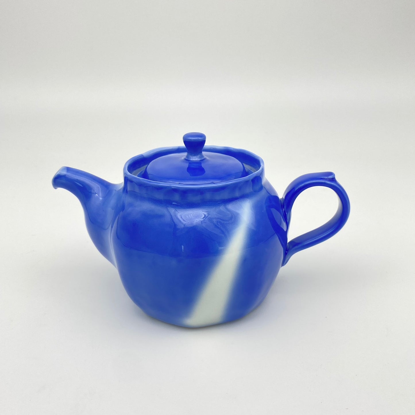 blue-glazed Kyusu -Teapot-