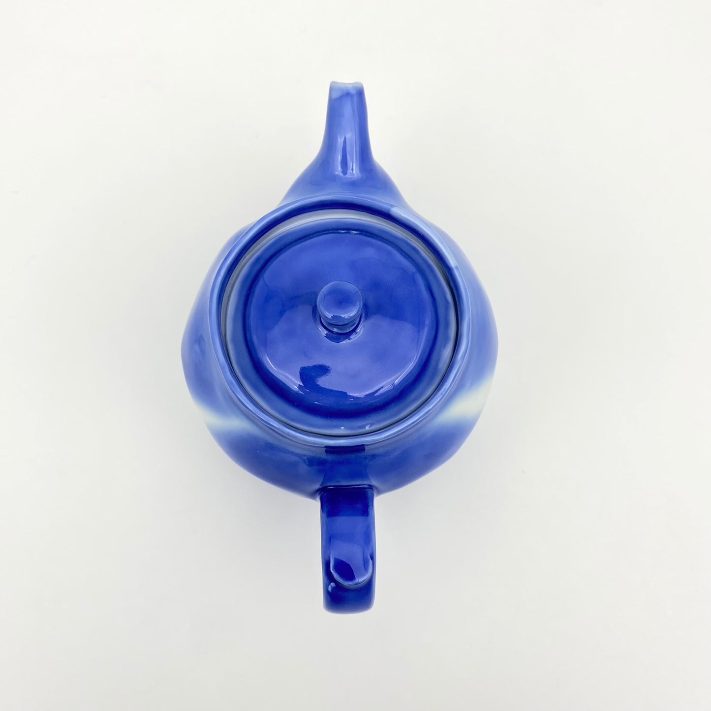 blue-glazed Kyusu -Teapot-