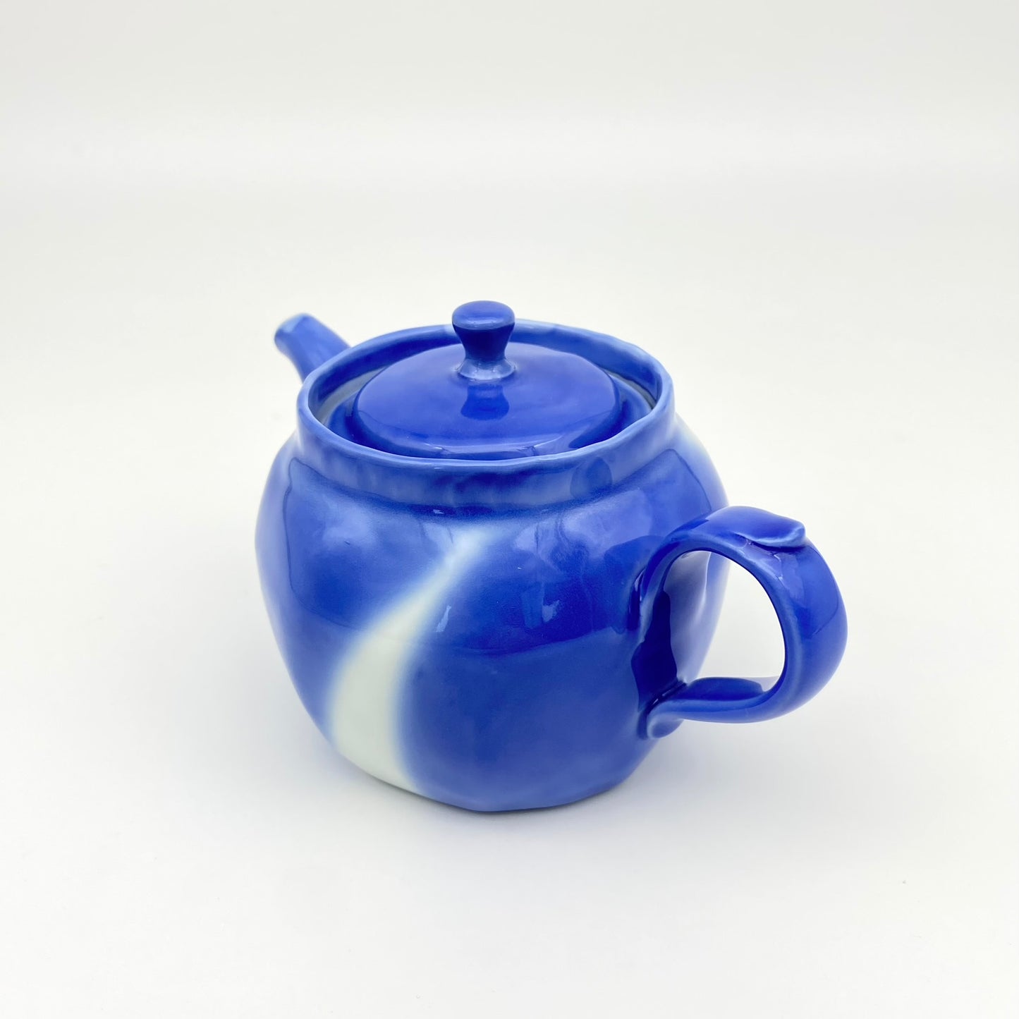 blue-glazed Kyusu -Teapot-