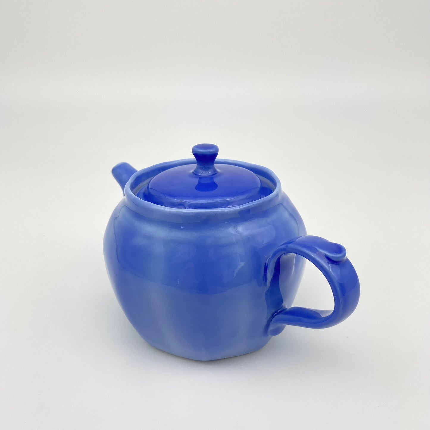blue-glazed Kyusu -Teapot-