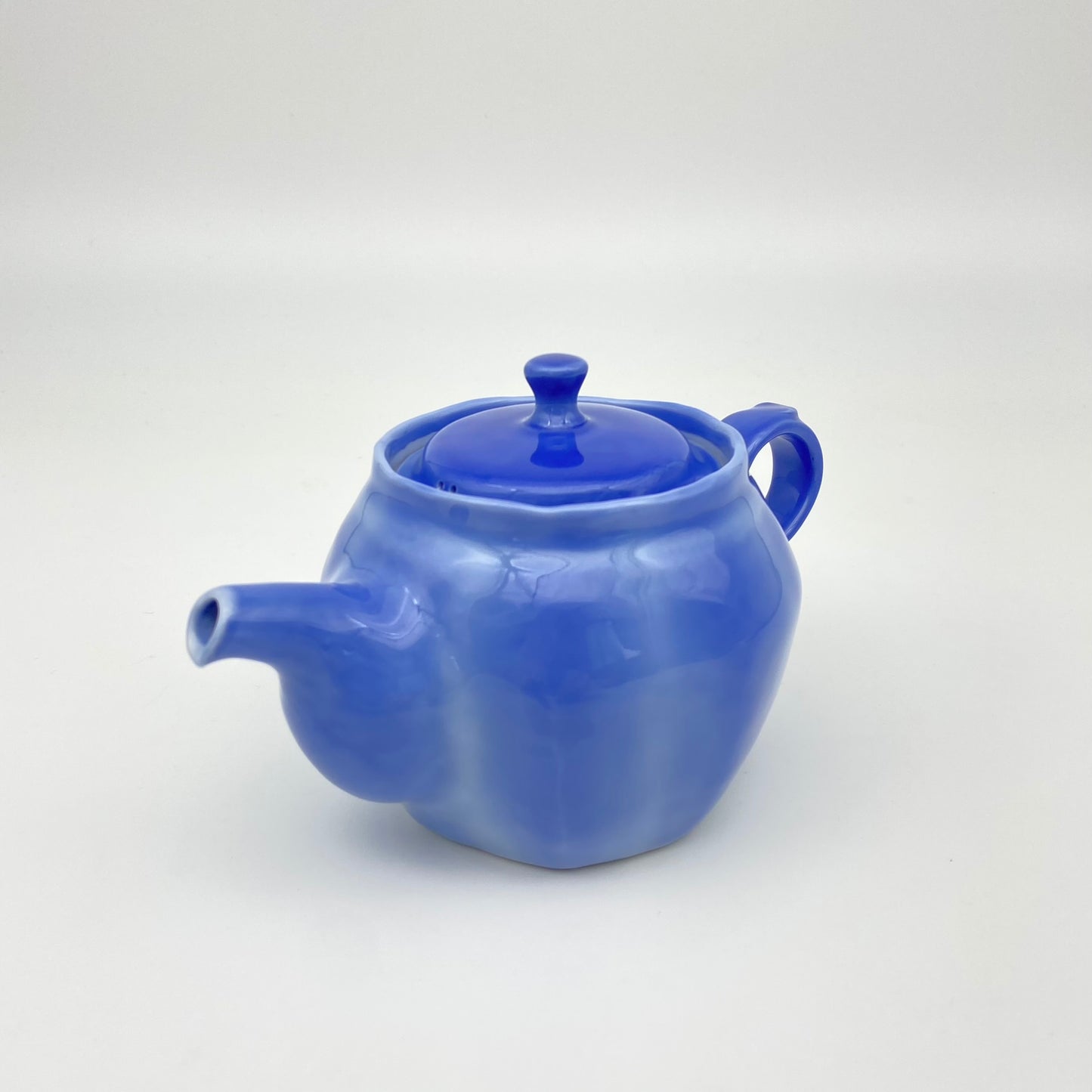 blue-glazed Kyusu -Teapot-