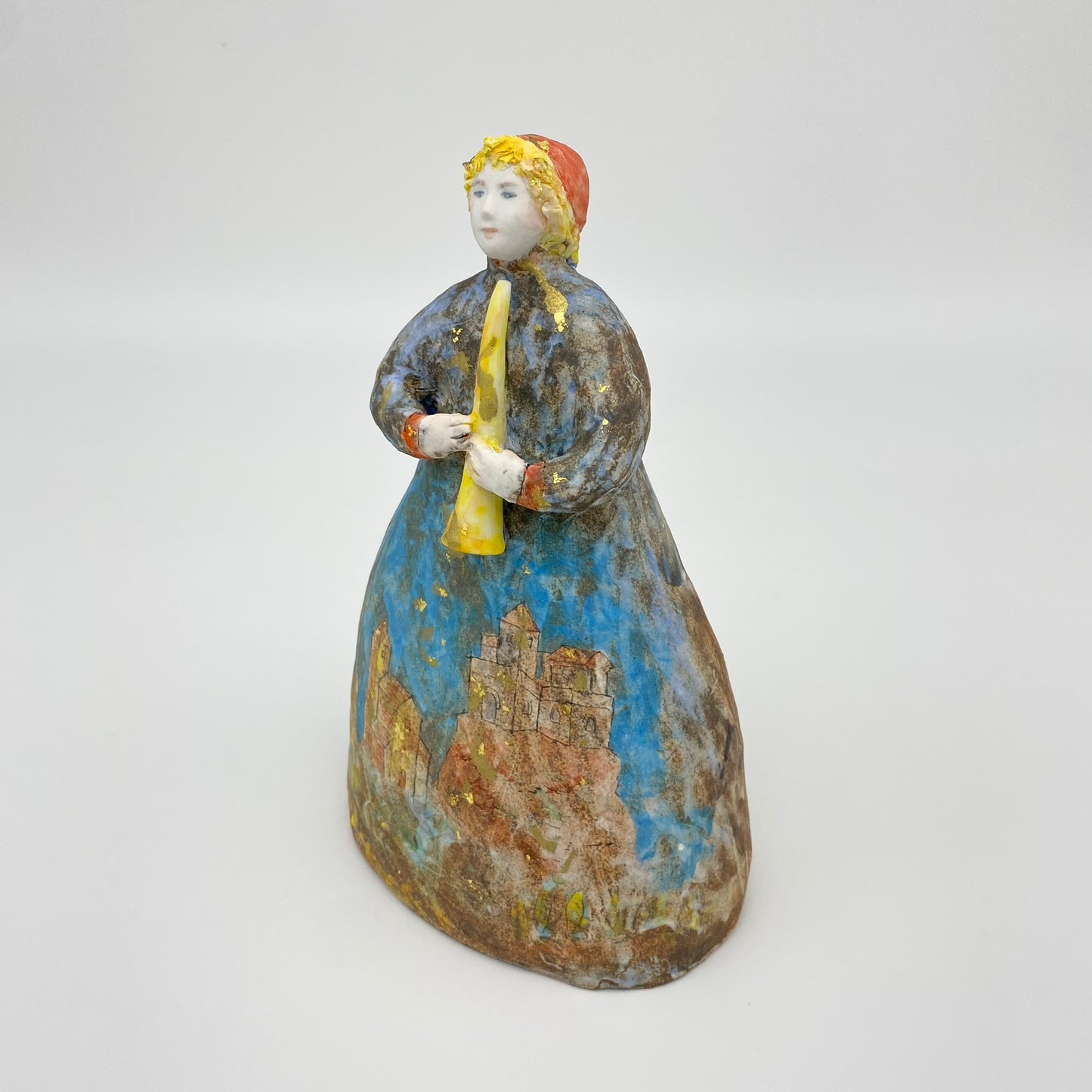 Baroque oboe player