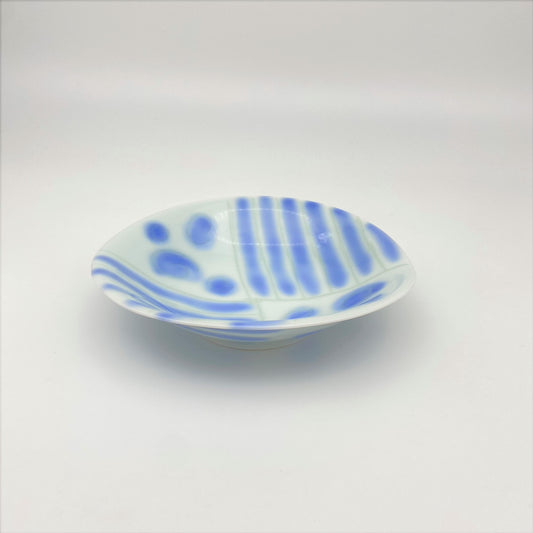 瑠璃紋鉢
